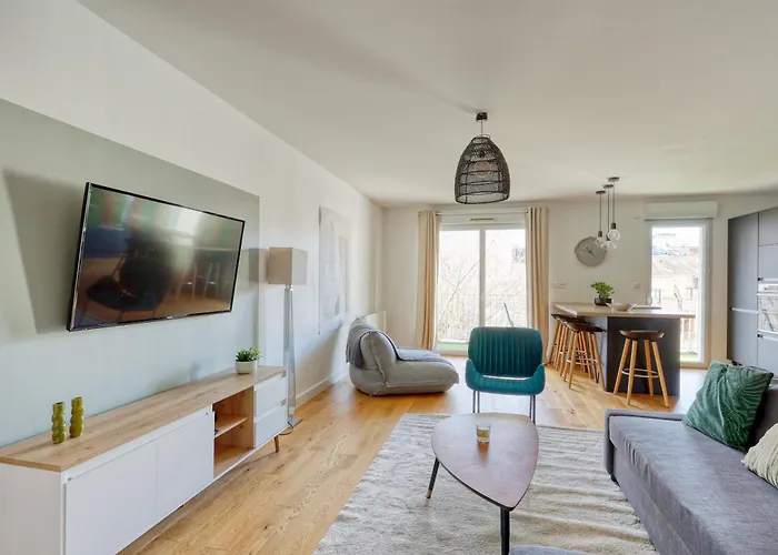 Le Cocon Des Olivettes - 5 People - Chu - Parking Apartamento